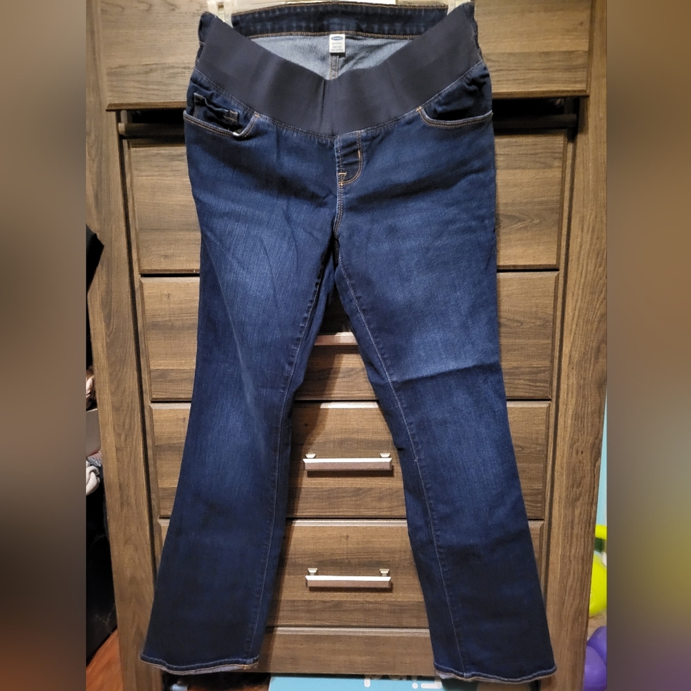 Old Navy Dark Blue Flare Women's Jeans